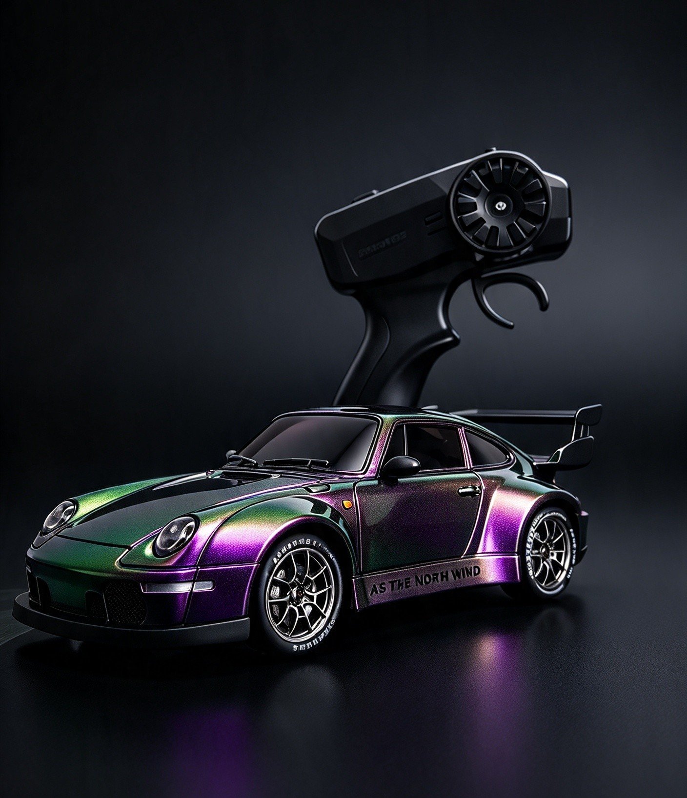1:24 RC Drift Racer 911 Upgraded Precision Remote Edition, Purple
