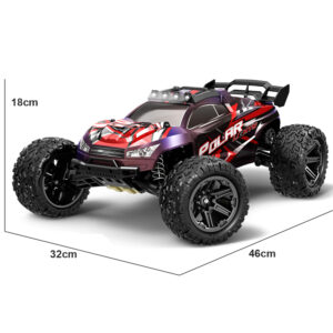 Alternative view of HS10422 RC Car 1/10 Scale 2WD Powerhouse Upgraded Pack 2 shells 4 Batteries