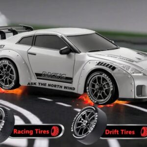 Alternative view of 1:24 Scale RC Drift 20kmh The Head Turner Gray Sale Ending soon