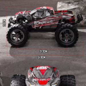 HOSHI Upgraded N518 RC Car 4WD 1/8 100KM/H+ Brushless High Speed Car Monster Truck Off-Road Vehicle RTR Support DIY Car Shell - Image 4