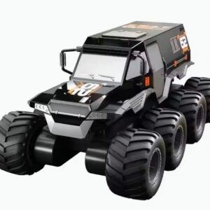 8-wheel Drive Amphibious Remote Control Crawler Truck Land & Water Black
