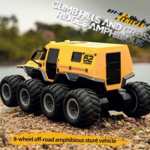 8-wheel Drive Amphibious Remote Control Crawler Truck Land & Water - Image 3