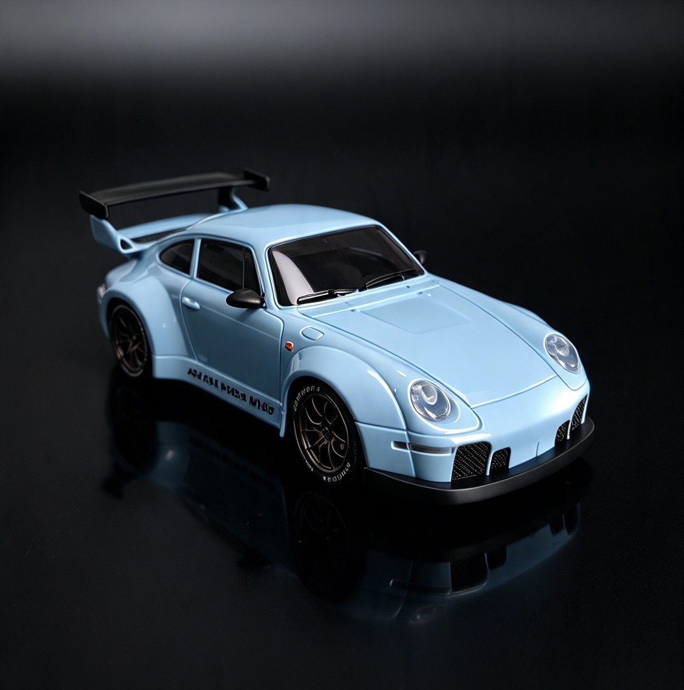 911 Inspired Drift Racer – 1:24 RC Drift Car Baby Blue - Image 2