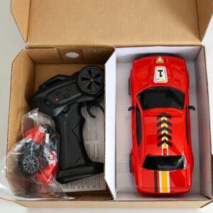 KF27 Edition 1:20 RC Drift Car American Muscle Inspired Car Red - Image 5