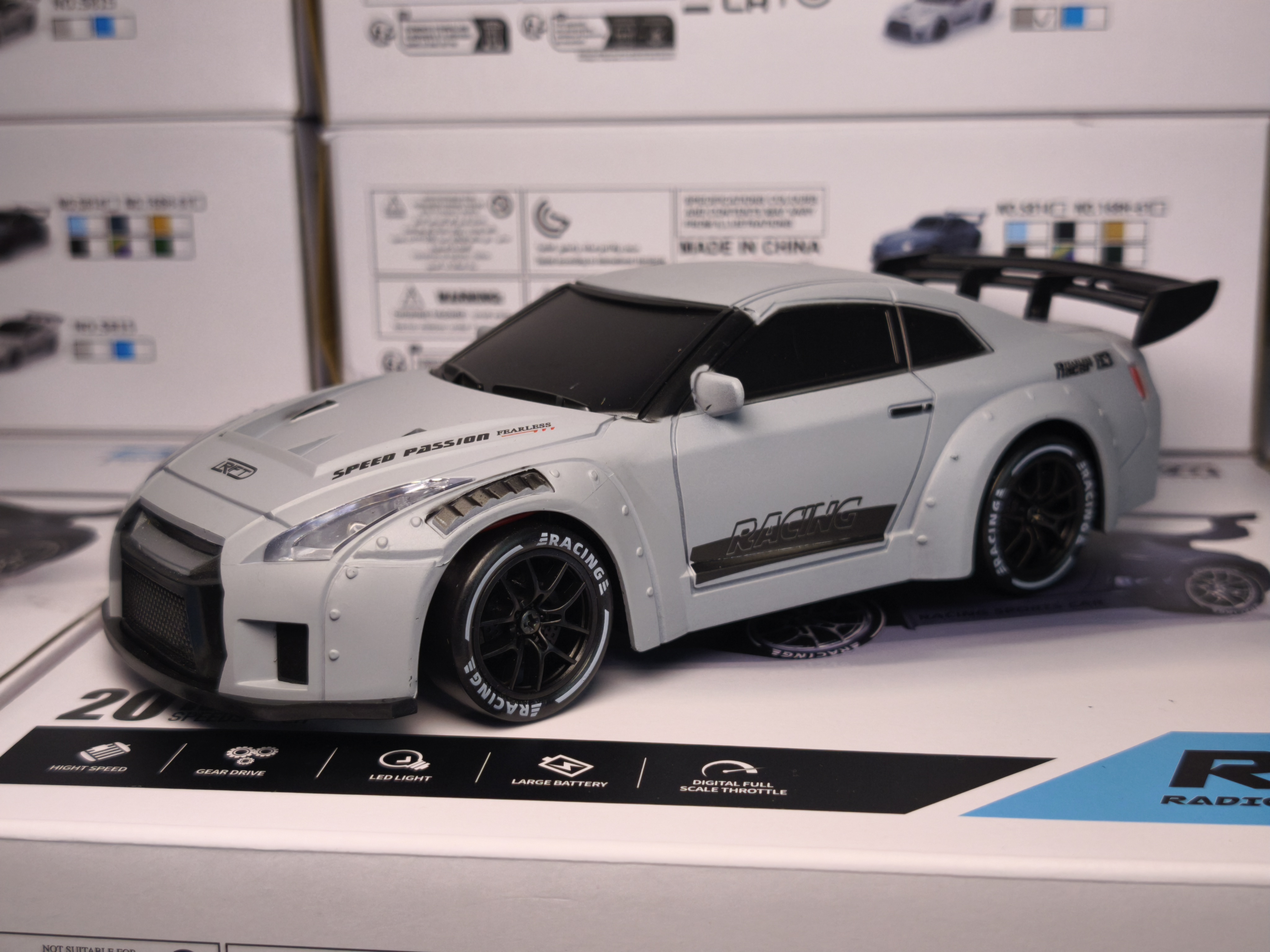 1:24 Scale RC Drift 20kmh The Head Turner Gray Sale Ending soon