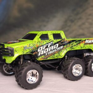 1/64 Mini Six Wheel Alloy Pickup With Trailer 4WD