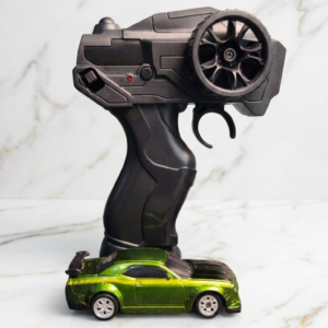 1/64 Desktop Drift Racer Dodge Challenger Inspired Muscle RC Car Green - Image 3