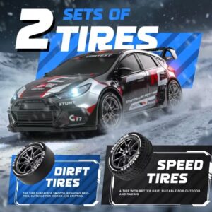 Alternative view of 1:24 RC Rally Inspired Drift Racing Car 20kmh Iconic Rally Inspired Drift Car Racer