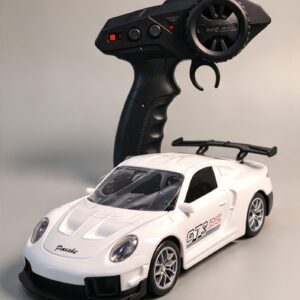 Alternative view of Upgraded RC Car 1/24 High Speed Drift car Iconic 911 White