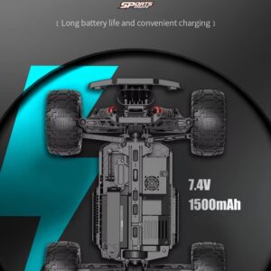New Upgrade KFPLAN KF10 RC Car 1/10 Scale Truck 45KM/H High-Speed Off-Road Vehicle high speed Climbing Remote Control Car - Image 16