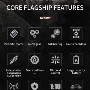 New Upgrade KFPLAN KF10 RC Car 1/10 Scale Truck 45KM/H High-Speed Off-Road Vehicle high speed Climbing Remote Control Car - Image 14