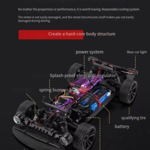 Factory SCY-16301 RC Car 2.4G 1/16 4WD 40+KM/H High Speed Vehicle Toys Flat Running Drift Car  RTR - Image 3