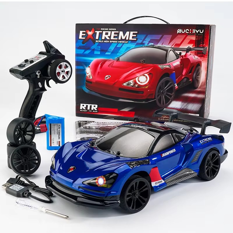 RC Car 2.4G 1/16 4WD 40+KM/H High Speed Vehicle Toys Flat Running Drift Car  RTR