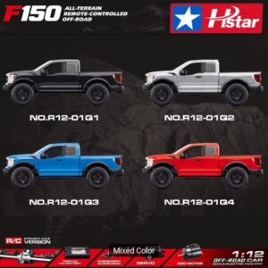 1/12 Professional 2-Speed Off-Road Pickup Truck with Metal Drivetrain and LED Lights - Image 4