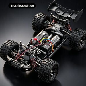 Alternative view of SG118 MAX – Brushless 1:18 Scale Heavy-Duty 4WD RC Truck 60kmh Red