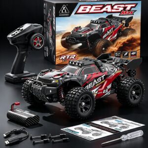 SG118 MAX – Brushless 1:18 Scale Heavy-Duty 4WD RC Truck 60kmh Red - Image 6