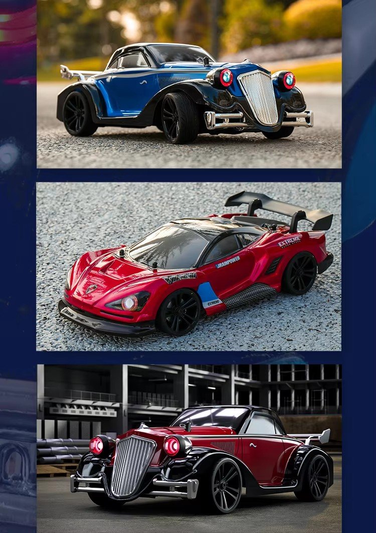 SCY-16301 | 1:16 4WD Flat Track Drift Car | 45km/h | LED Lights + Drift Wheels Red - Image 11