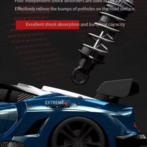 SCY-16301 | 1:16 4WD Flat Track Drift Car | 45km/h | LED Lights + Drift Wheels Red - Image 7