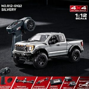 Alternative view of Hstar F-150 Raptor 1:12 Scale 4WD Off-Road RC Crawler Silver