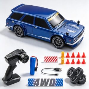 1:24 RC Drift Racer  Iconic Drift Racing Car 20kmh Blue