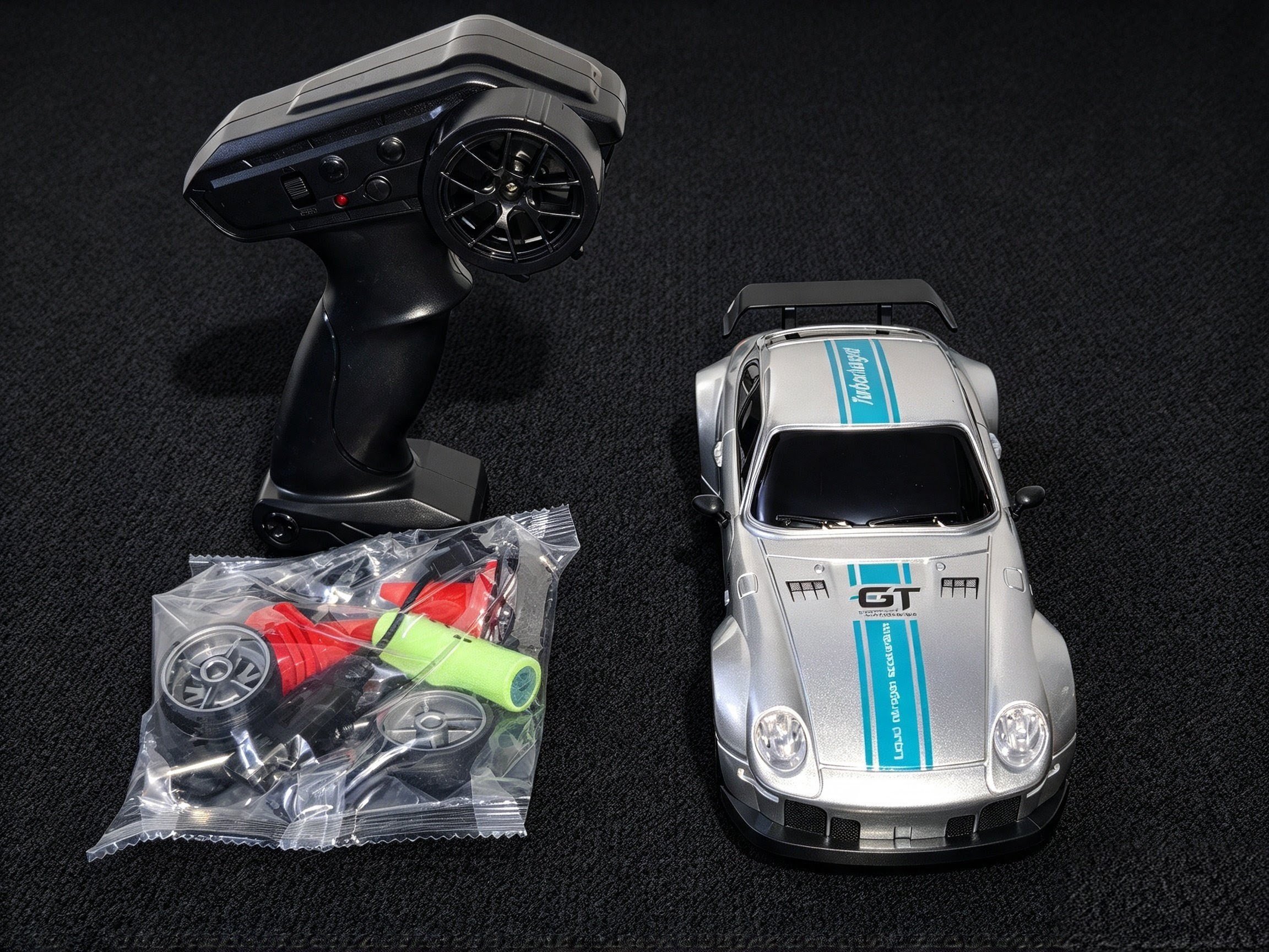 1:24 RC Drift Racer High Speed 20kmh Silver - Image 5
