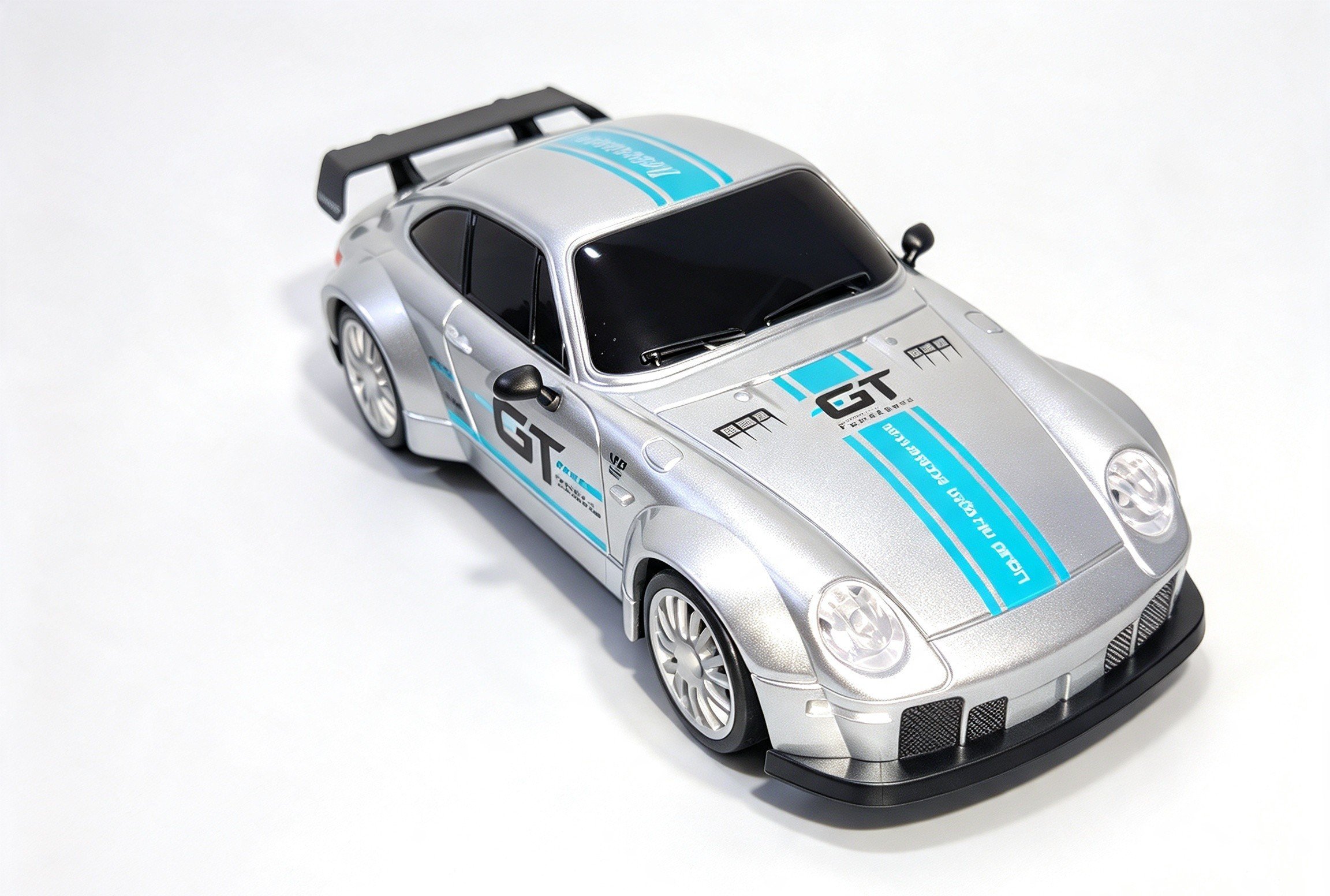 1:24 RC Drift Racer High Speed 20kmh Silver - Image 2