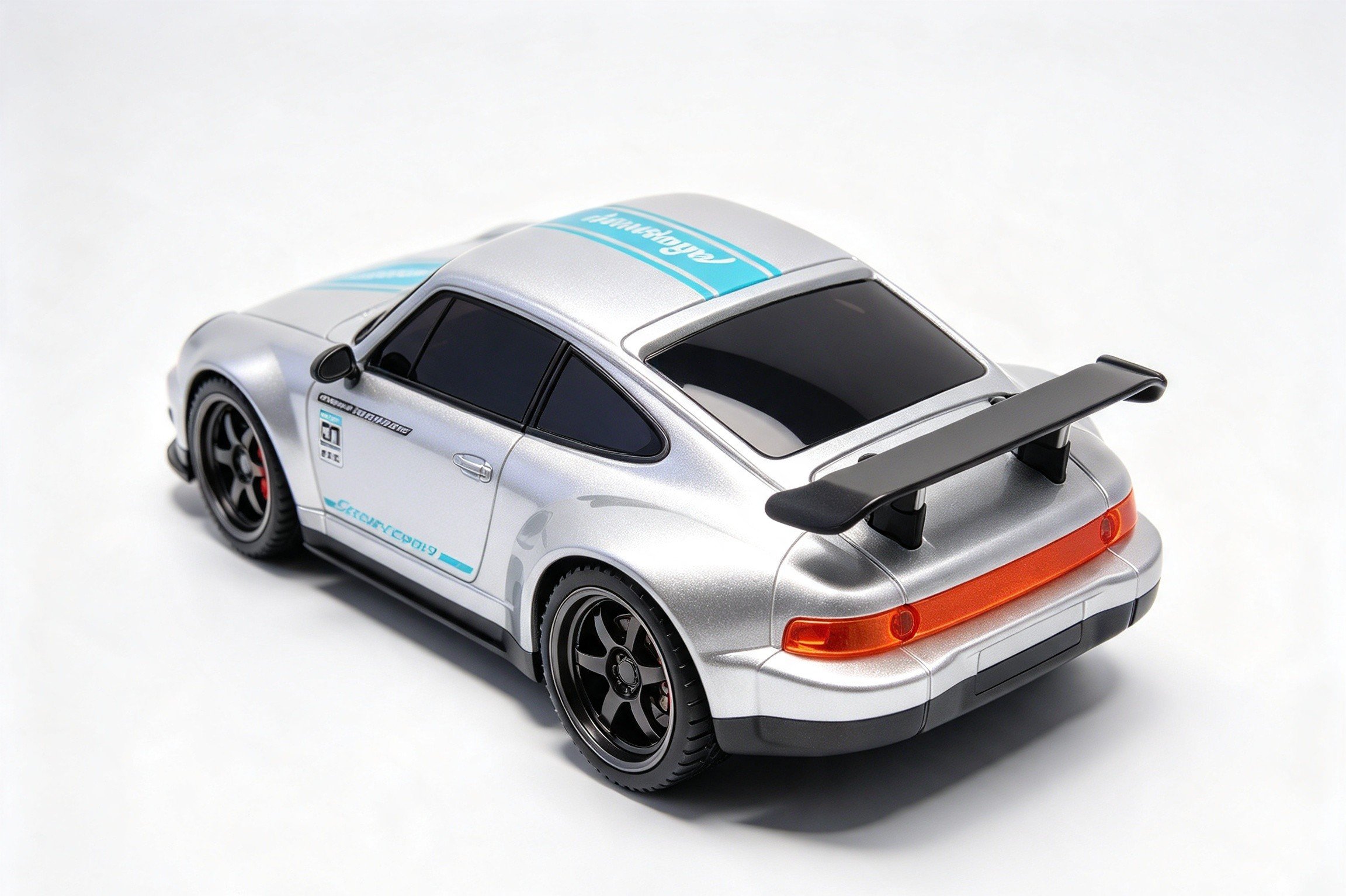 1:24 RC Drift Racer High Speed 20kmh Silver - Image 4