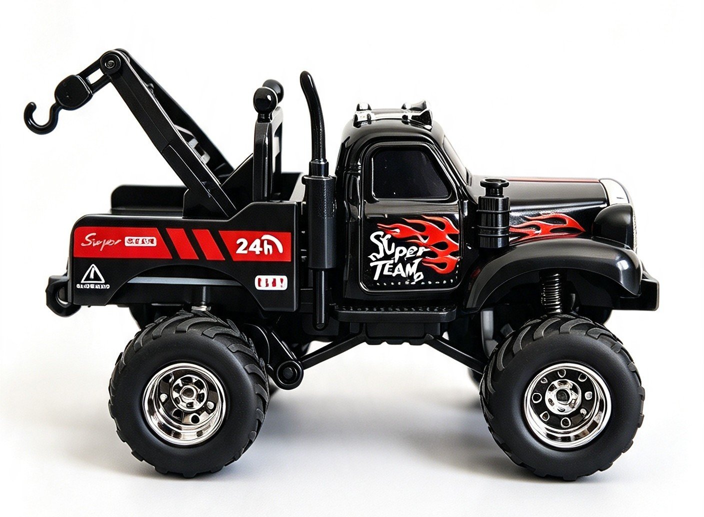 1/64 Mini Alloy Off-Road Recovery RC Truck 2.4G Pocket-Sized Alloy Crawler 3-Speed Cruise Control