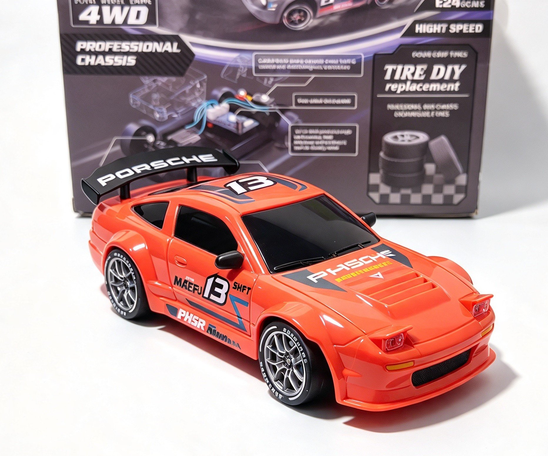 1:24 RC Drift Racer High Speed 20kmh Pink - Image 3
