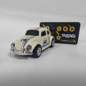 1/64 Mini Alloy Beetle 2.4G Pocket-Sized 3-Speed Cruise Control Cream - Image 5