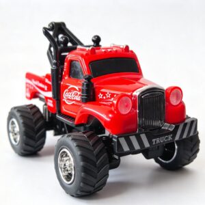 1/64 Mini Alloy Off-Road Recovery RC Truck  2.4G Pocket-Sized Alloy Crawler 3-Speed Cruise Control Red - Image 3